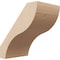 Ekena Millwork 5-inch W x 8-inch D x 8-inch H Geneva Rough Cedar Woodgrain TimberThane Knee Brace, Primed BRCUR05X08X08GNVRCPR - alternate 1